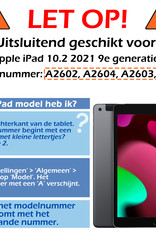 Nomfy Screenprotector Geschikt voor iPad 10.2 2021 Screenprotector Bescherm Glas - Screen Protector Geschikt voor iPad 9 Screenprotector Tempered Glass