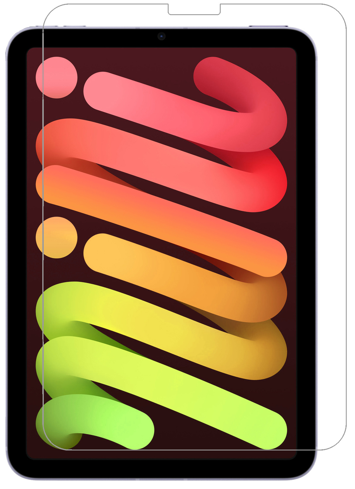 NoXx Screenprotector Geschikt voor iPad Mini 6 Screenprotector Bescherm Glas Screen Protector