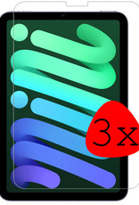 BASEY. Screenprotector Geschikt voor iPad Mini 6 Screenprotector Tempered Glass - Screenprotector Geschikt voor iPad Mini 6 Screen Protector Beschermglas - 3 Stuks