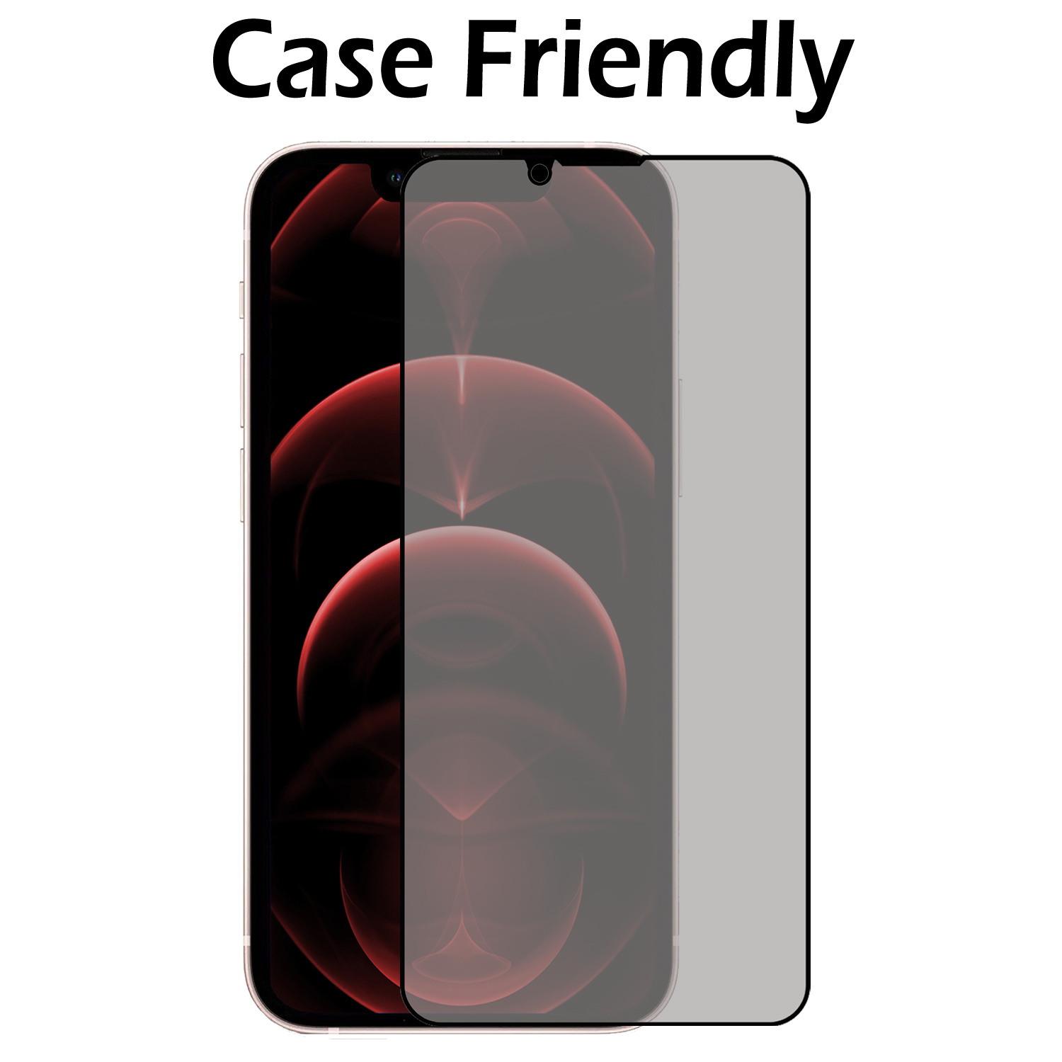 Nomfy Screenprotector Geschikt voor iPhone 13 Pro Max Screenprotector Privacy Bescherm Glas - Screenprotector Geschikt voor iPhone 13 Pro Max Privacy Screenprotector Tempered Glass - 2 PACK