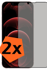Nomfy Screenprotector Geschikt voor iPhone 13 Mini Screenprotector Privacy Bescherm Glas - Screenprotector Geschikt voor iPhone 13 Mini Privacy Screenprotector Tempered Glass - 2 PACK