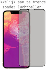 BASEY. Screenprotector Geschikt voor iPhone 13 Pro Screenprotector Privacy Beschermglas - Screenprotector Geschikt voor iPhone 13 Pro Screen Protector Full Screen Privacy - 3 Stuks