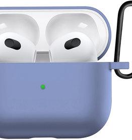 BASEY. BASEY. Siliconen Hoesje Voor Apple AirPods 3 - Babyblauw