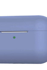 BASEY. Case Geschikt voor AirPods 3 Hoesje Siliconen Hoes Cover - Hoes Geschikt voor Apple AirPods 3 Case Siliconen - Babyblauw