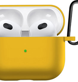 BASEY. BASEY. Siliconen Hoesje Voor Apple AirPods 3 - Geel