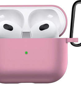 BASEY. BASEY. Siliconen Hoesje Voor Apple AirPods 3 - Lichtroze