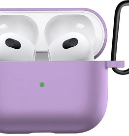 BASEY. BASEY. Siliconen Hoesje Voor Apple AirPods 3 - Lila