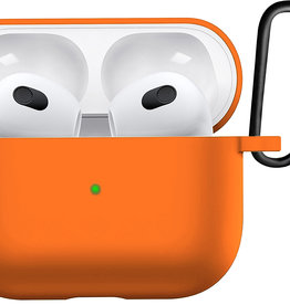 BASEY. BASEY. Siliconen Hoesje Voor Apple AirPods 3 - Oranje
