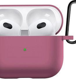 BASEY. BASEY. Siliconen Hoesje Voor Apple AirPods 3 - Oudroze