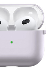 BASEY. Case Geschikt voor AirPods 3 Hoesje Siliconen Hoes Cover - Hoes Geschikt voor Apple AirPods 3 Case Siliconen - Transparant