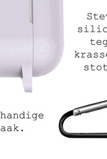 BASEY. Case Geschikt voor AirPods 3 Hoesje Siliconen Hoes Cover - Hoes Geschikt voor Apple AirPods 3 Case Siliconen - Transparant