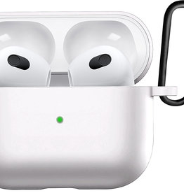 BASEY. BASEY. Siliconen Hoesje Voor Apple AirPods 3 - Wit