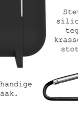 BASEY. Case Geschikt voor AirPods 3 Hoesje Siliconen Hoes Cover - Hoes Geschikt voor Apple AirPods 3 Case Siliconen - Zwart