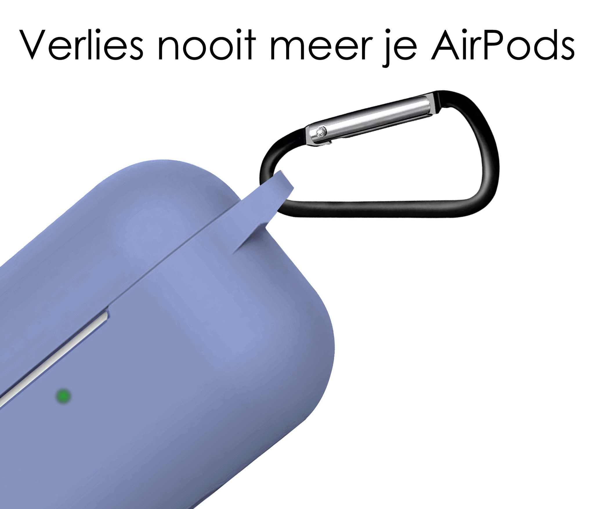 NoXx Hoes Geschikt voor AirPods 3 Hoesje Cover Silicone Case Hoes - Babyblauw