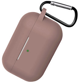 NoXx NoXx Siliconen Hoesje Voor Apple AirPods 3 - Beige