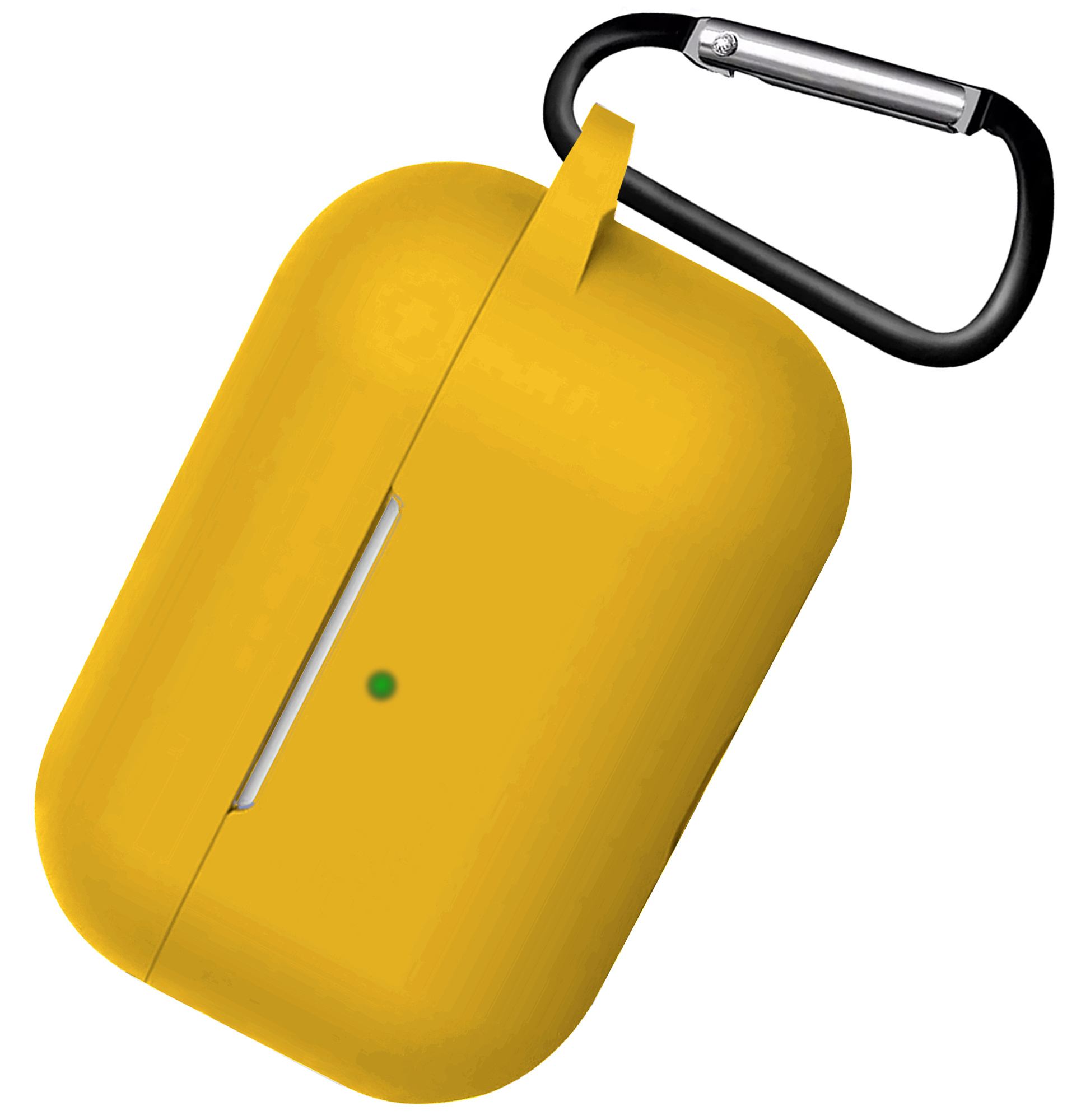 NoXx Hoes Geschikt voor AirPods 3 Hoesje Cover Silicone Case Hoes - Geel