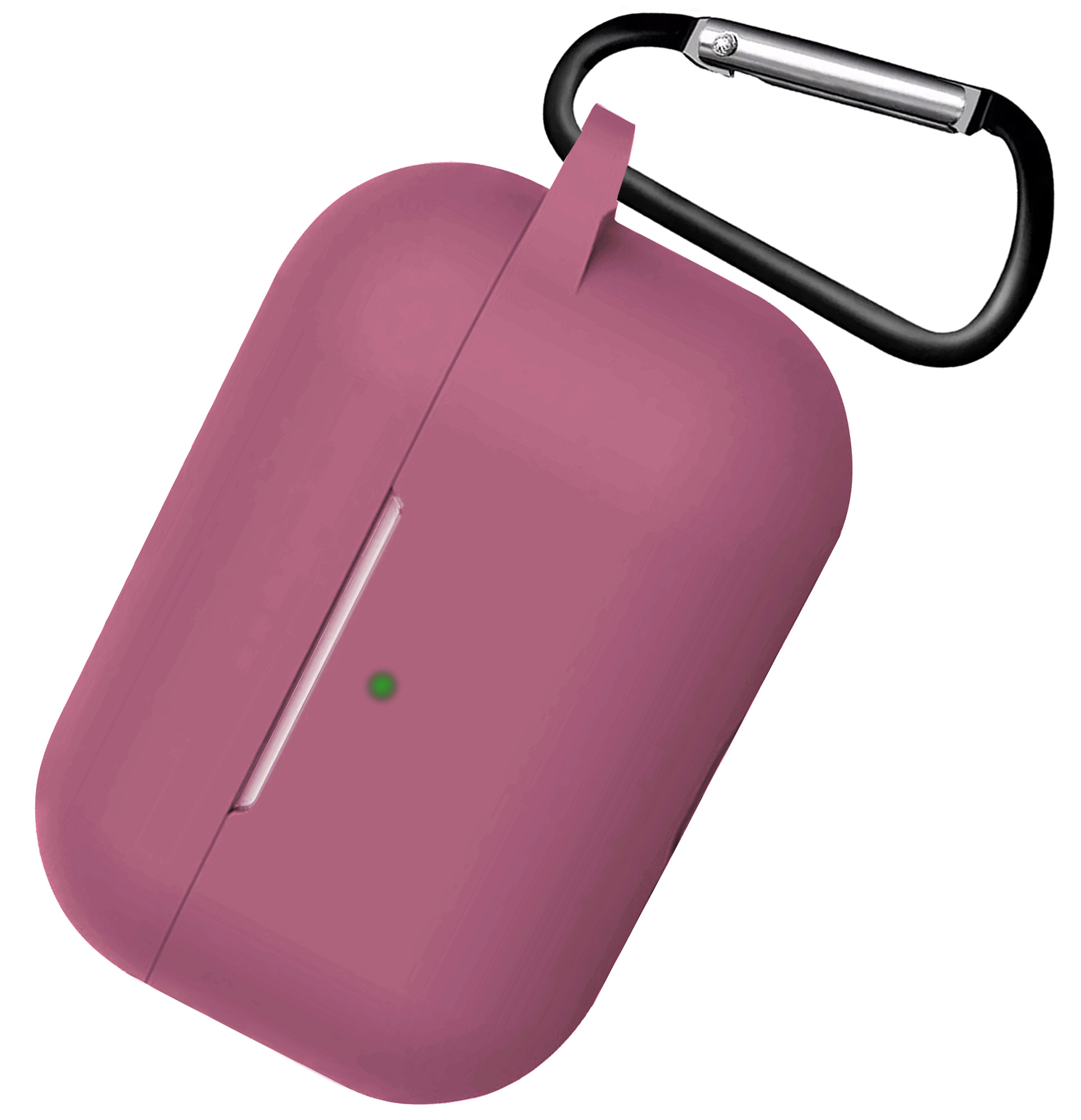 NoXx Hoes Geschikt voor AirPods 3 Hoesje Cover Silicone Case Hoes - Oud roze