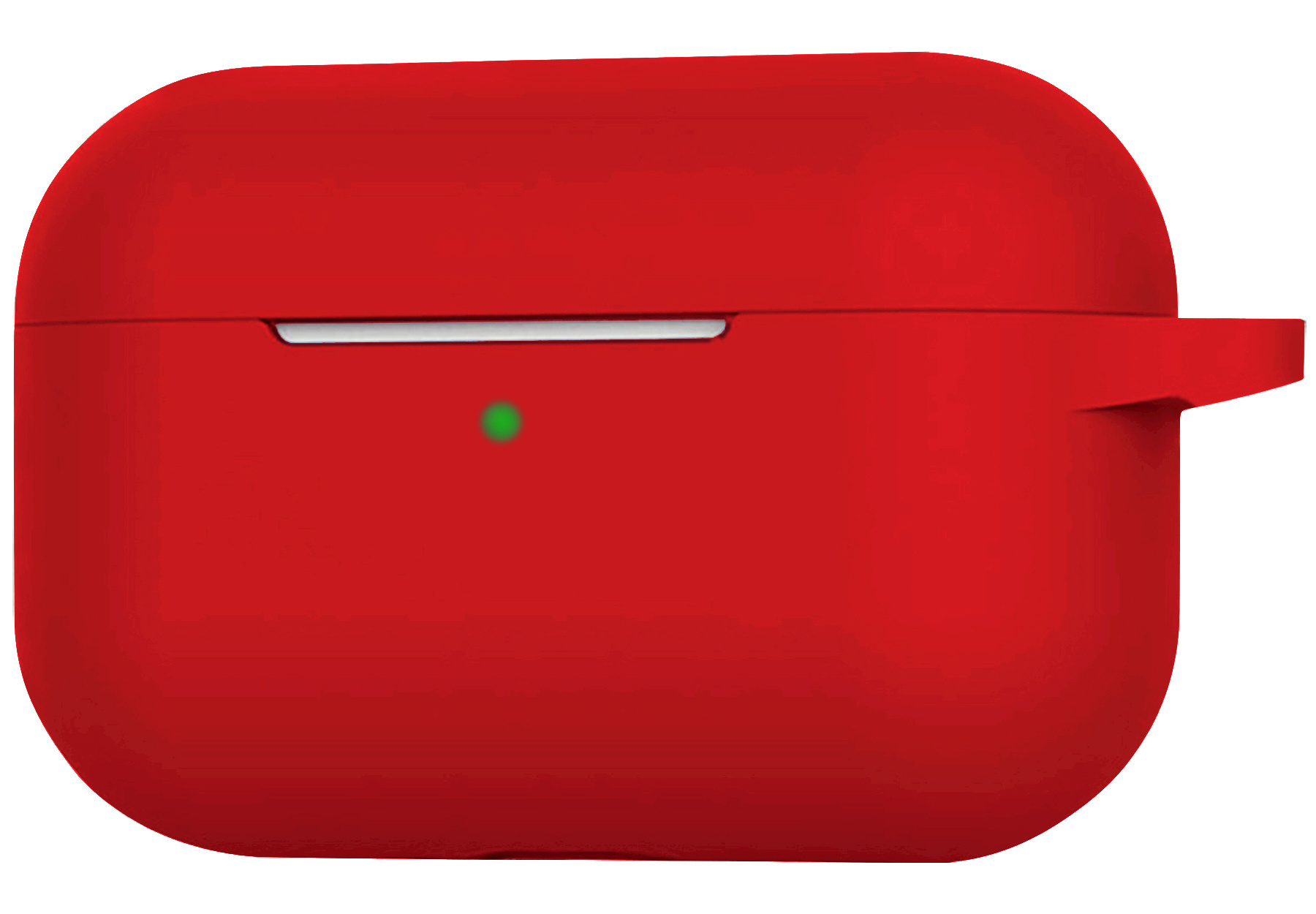 NoXx Hoes Geschikt voor AirPods 3 Hoesje Cover Silicone Case Hoes - Rood