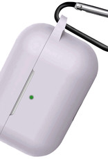 NoXx Hoes Geschikt voor AirPods 3 Hoesje Cover Silicone Case Hoes - Transparant