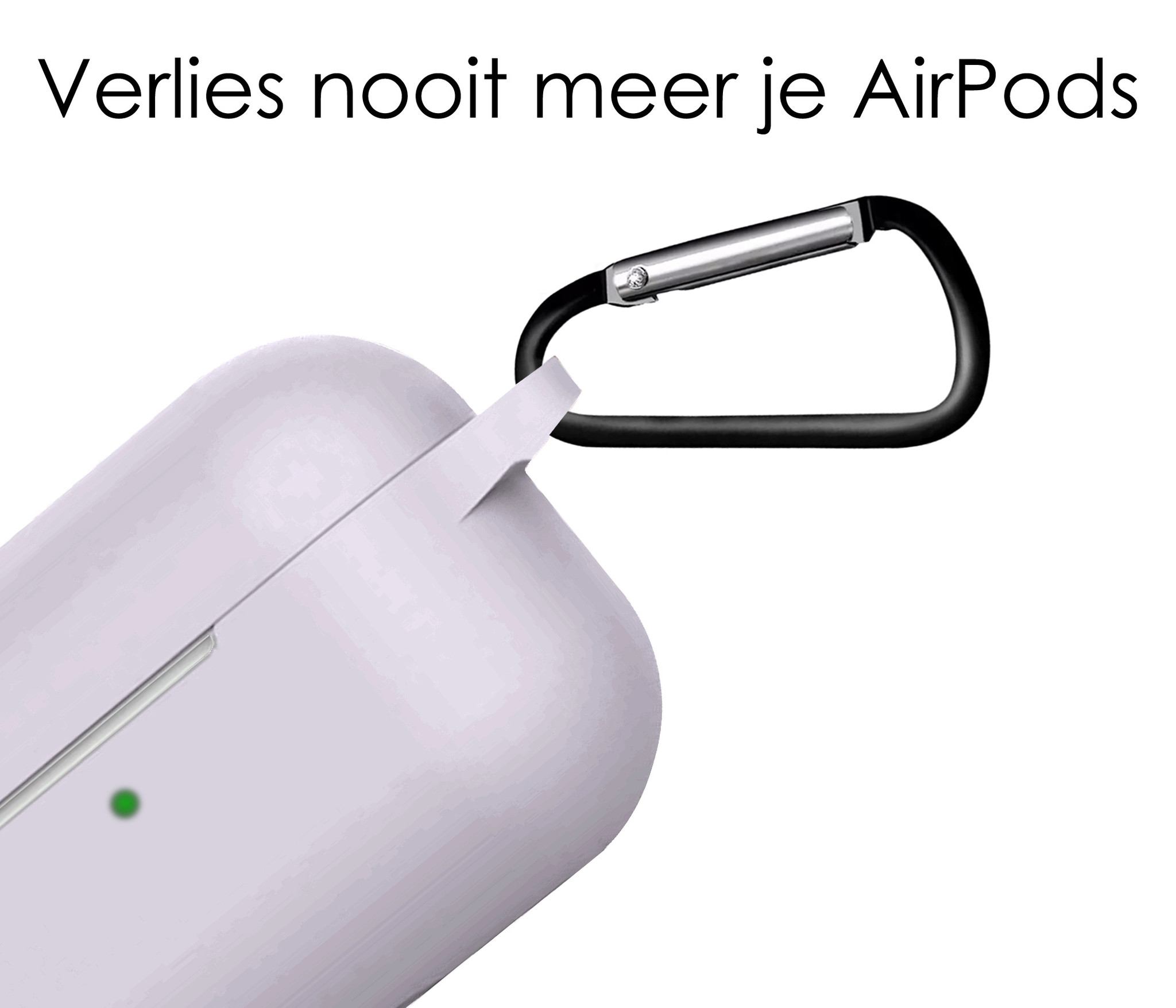 NoXx Hoes Geschikt voor AirPods 3 Hoesje Cover Silicone Case Hoes - Transparant