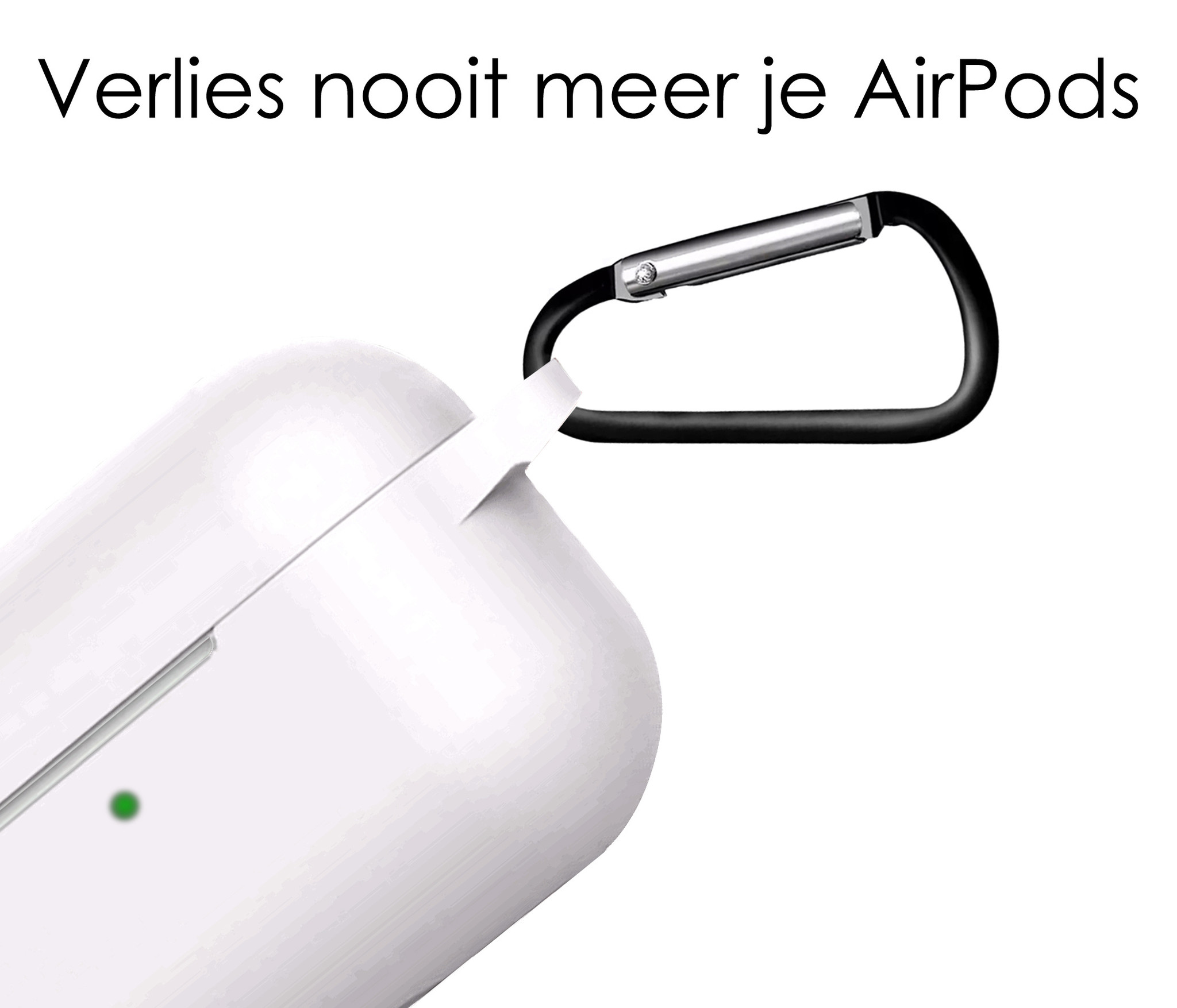 NoXx Hoes Geschikt voor AirPods 3 Hoesje Cover Silicone Case Hoes - Wit