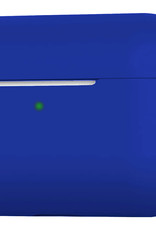 Nomfy Hoesje Geschikt voor AirPods 3 Hoesje Siliconen Case Hoes - Hoesje Geschikt voor Apple AirPods 3 Case - Donkerblauw