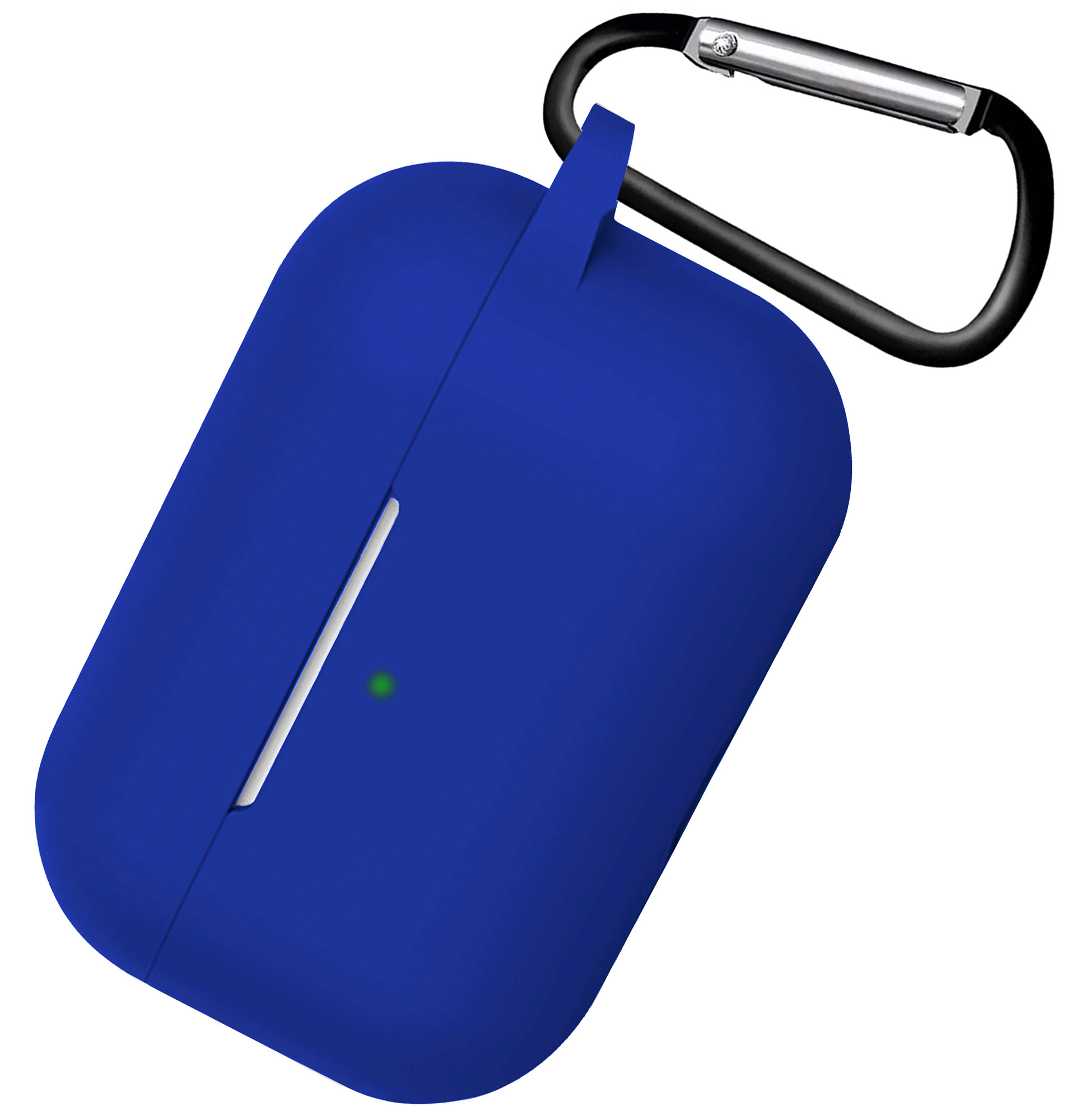 Nomfy Hoesje Geschikt voor AirPods 3 Hoesje Siliconen Case Hoes - Hoesje Geschikt voor Apple AirPods 3 Case - Donkerblauw