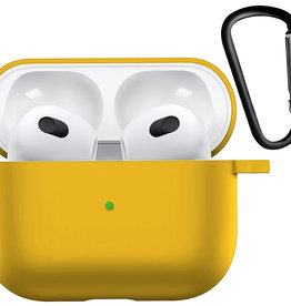 Nomfy Nomfy Siliconen Hoesje Voor Apple AirPods 3 - Geel