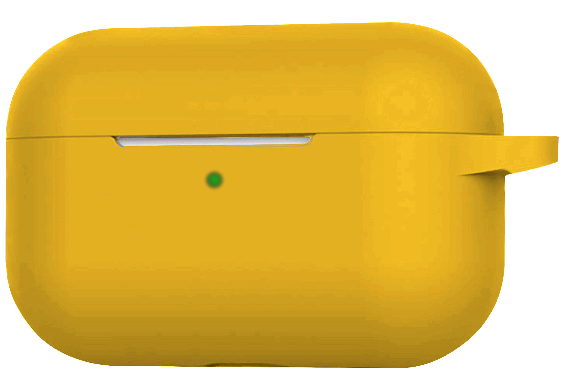 Nomfy Hoesje Geschikt voor AirPods 3 Hoesje Siliconen Case Hoes - Hoesje Geschikt voor Apple AirPods 3 Case - Geel