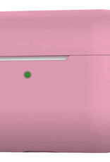 Nomfy Hoesje Geschikt voor AirPods 3 Hoesje Siliconen Case Hoes - Hoesje Geschikt voor Apple AirPods 3 Case - Lichtroze