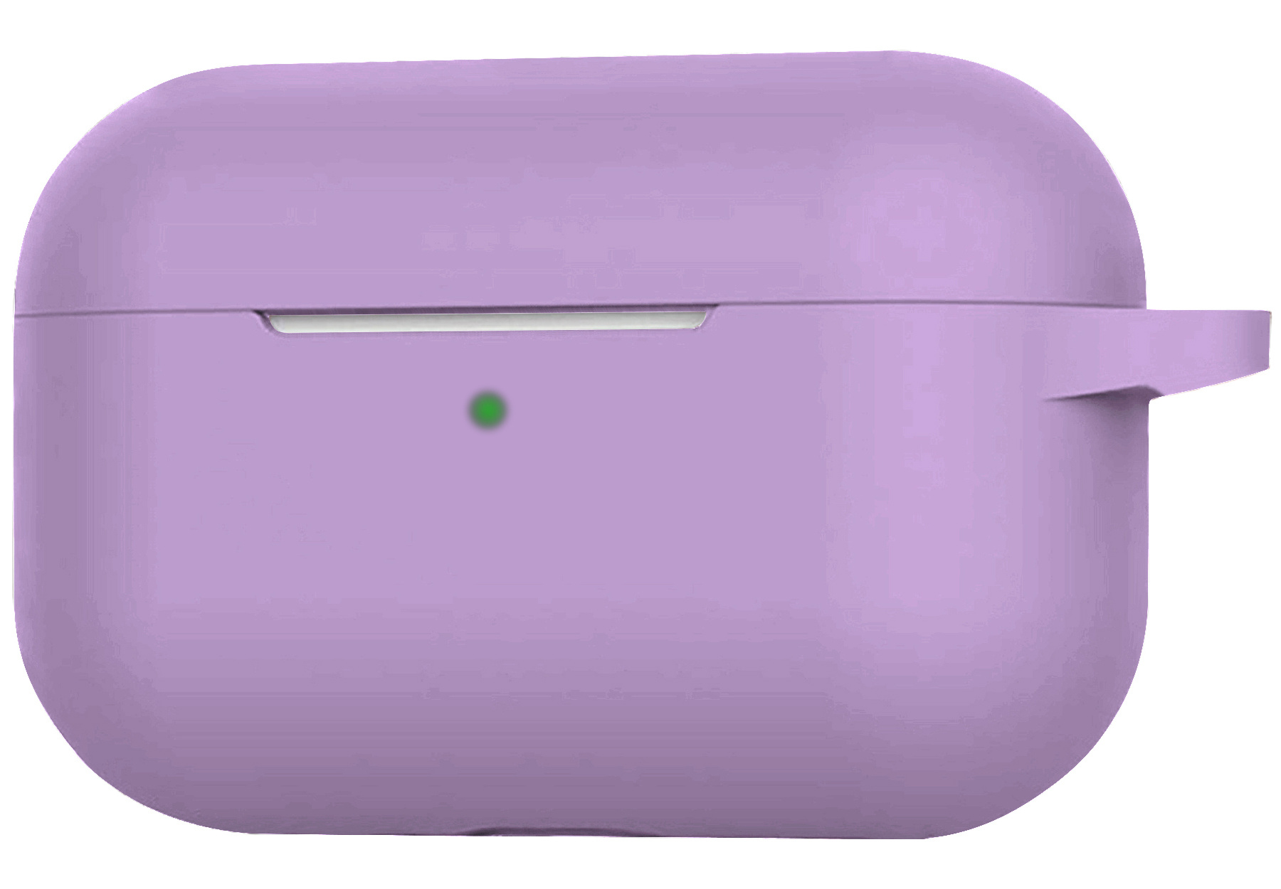 Nomfy Hoesje Geschikt voor AirPods 3 Hoesje Siliconen Case Hoes - Hoesje Geschikt voor Apple AirPods 3 Case - Lila