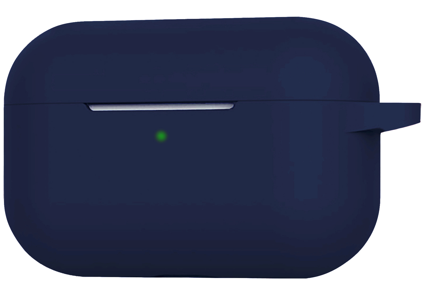 Nomfy Hoesje Geschikt voor AirPods 3 Hoesje Siliconen Case Hoes - Hoesje Geschikt voor Apple AirPods 3 Case - Marineblauw