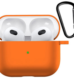 Nomfy Nomfy Siliconen Hoesje Voor Apple AirPods 3 - Oranje