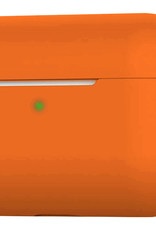 Nomfy Hoesje Geschikt voor AirPods 3 Hoesje Siliconen Case Hoes - Hoesje Geschikt voor Apple AirPods 3 Case - Oranje