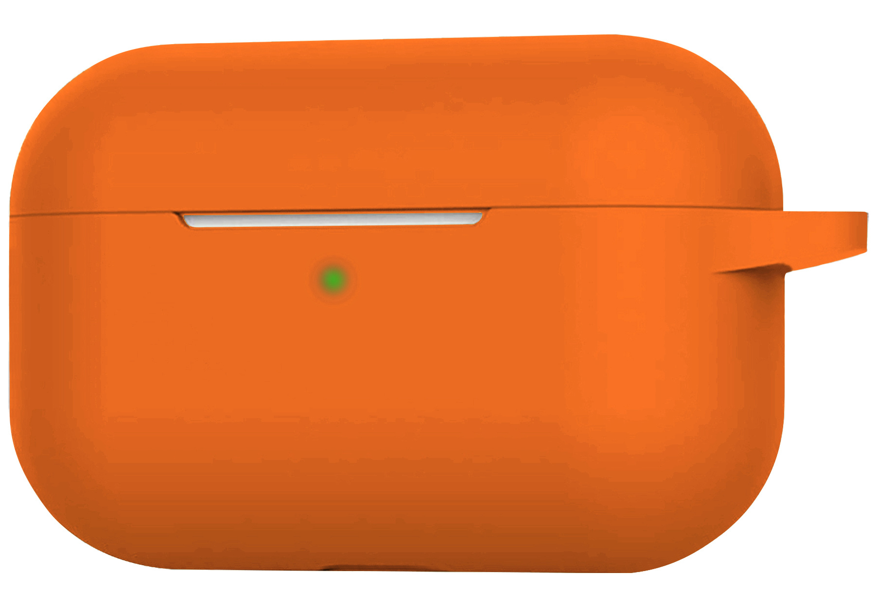 Nomfy Hoesje Geschikt voor AirPods 3 Hoesje Siliconen Case Hoes - Hoesje Geschikt voor Apple AirPods 3 Case - Oranje