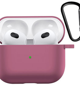 Nomfy Nomfy Siliconen Hoesje Voor Apple AirPods 3 - Oudroze