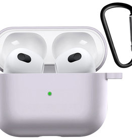 Nomfy Nomfy Siliconen Hoesje Voor Apple AirPods 3 - Transparant