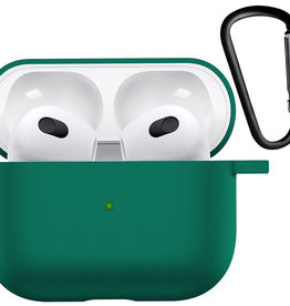 Nomfy Nomfy Siliconen Hoesje Voor Apple AirPods 3 - Turquoise Groen