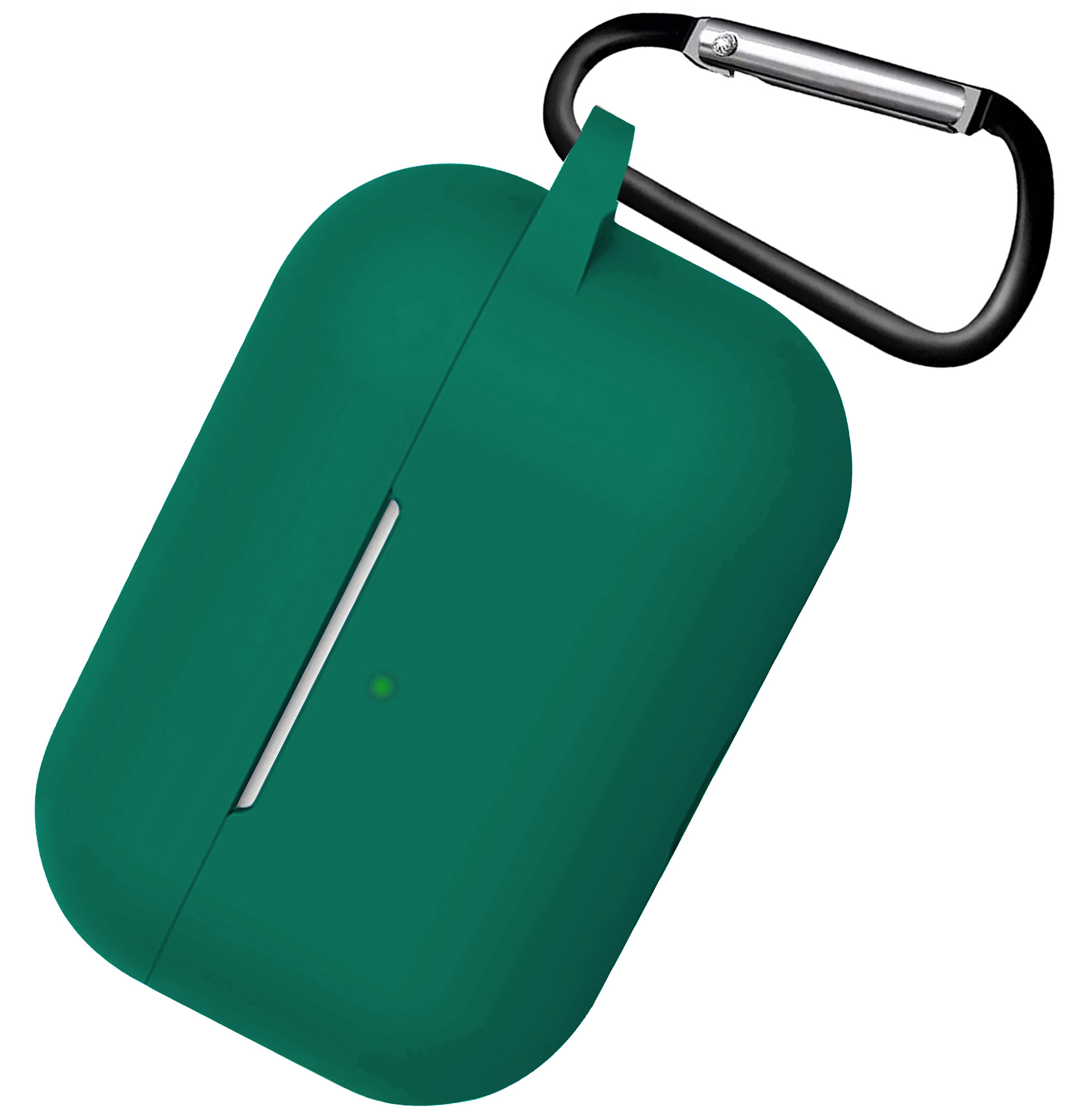 Nomfy Hoesje Geschikt voor AirPods 3 Hoesje Siliconen Case Hoes - Hoesje Geschikt voor Apple AirPods 3 Case - Turquoise Groen