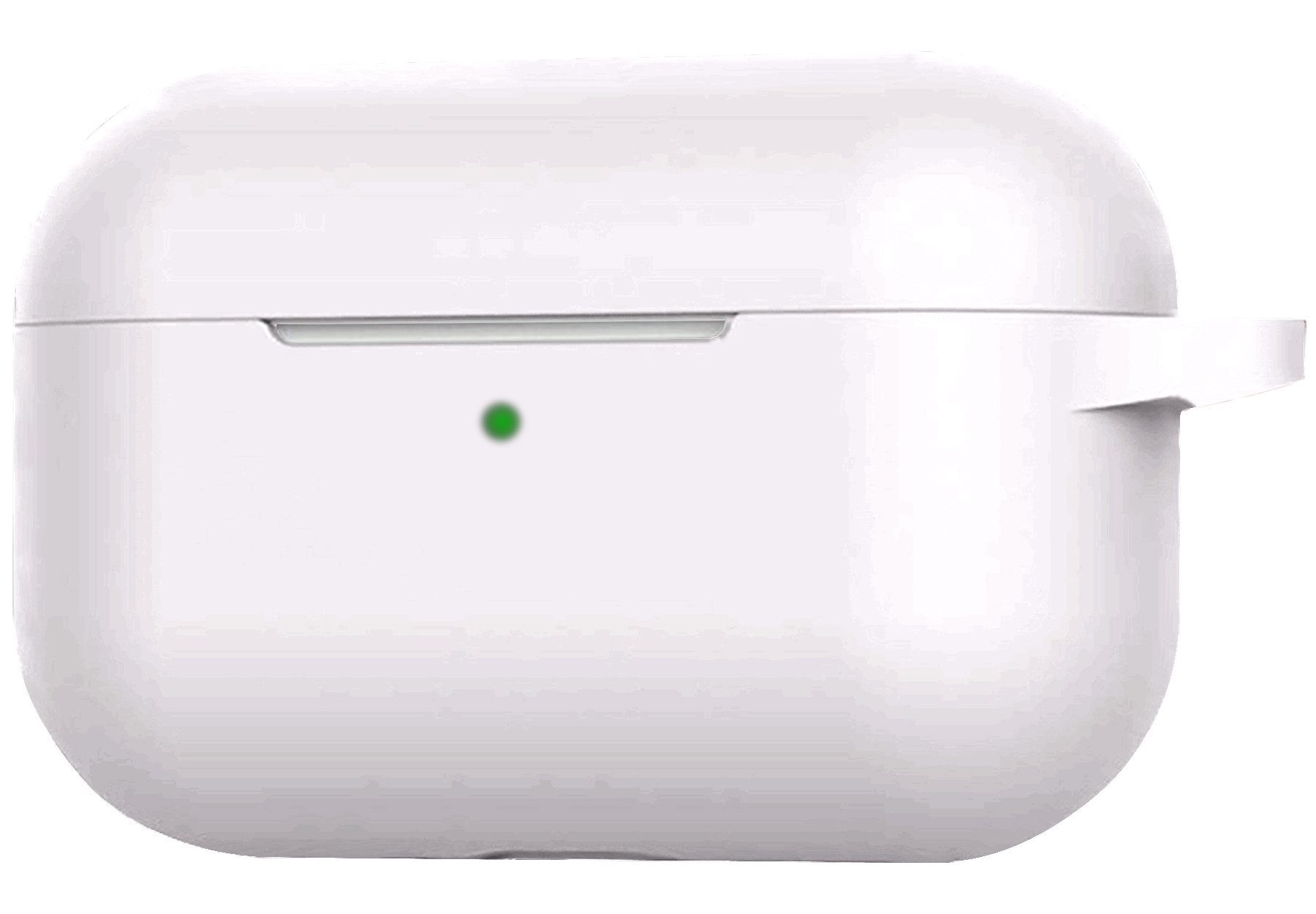 Nomfy Hoesje Geschikt voor AirPods 3 Hoesje Siliconen Case Hoes - Hoesje Geschikt voor Apple AirPods 3 Case - Wit