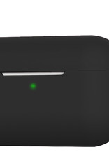 Nomfy Hoesje Geschikt voor AirPods 3 Hoesje Siliconen Case Hoes - Hoesje Geschikt voor Apple AirPods 3 Case - Zwart