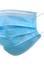 BASEY. Mondmasker Wegwerp Mondkapje Blauw Wegwerp - Mondkap Wegwerp Niet Medisch - 1 Stuks