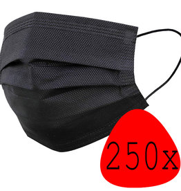 BASEY. BASEY. Wegwerp Mondkapje Zwart Niet-medisch - 250 PACK