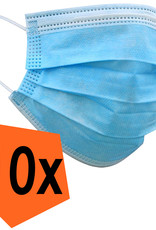 Nomfy Mondkapje Blauw Wegwerp - Mondmasker Wegwerp Niet Medisch Mondkapje Blauw - Blauw Mondkapje Wegwerp Universeel - 10 Stuks