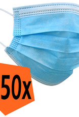 Nomfy Mondkapje Blauw Wegwerp - Mondmasker Wegwerp Niet Medisch Mondkapje Blauw - Blauw Mondkapje Wegwerp Universeel - 250 Stuks