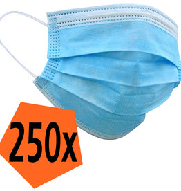 Nomfy Nomfy Wegwerp Mondkapje Blauw Niet-medisch - 250 PACK