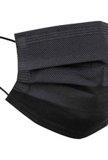 Nomfy Mondkapje Zwart Wegwerp - Mondmasker Wegwerp Niet Medisch Mondkapje Zwart - Zwart Mondkapje Wegwerp Universeel - 1 Stuks