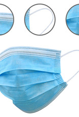 NoXx Mondkapje Wegwerp Mondmasker Universeel Niet Medisch Blauw - 25x