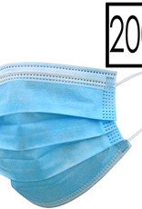 NoXx Mondkapje Wegwerp Mondmasker Universeel Niet Medisch Blauw - 200x