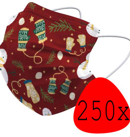BASEY. BASEY. Wegwerp 3-laags Mondkapje Wanten - 250 Stuks